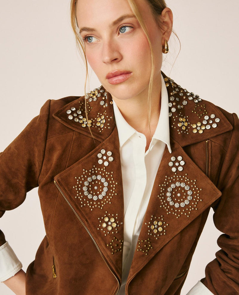 CHAQUETA ANTE CRUZADA