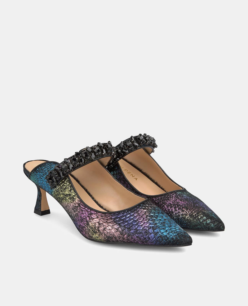 PANTOLETTE MIT MITTELHOHEM ABSATZ