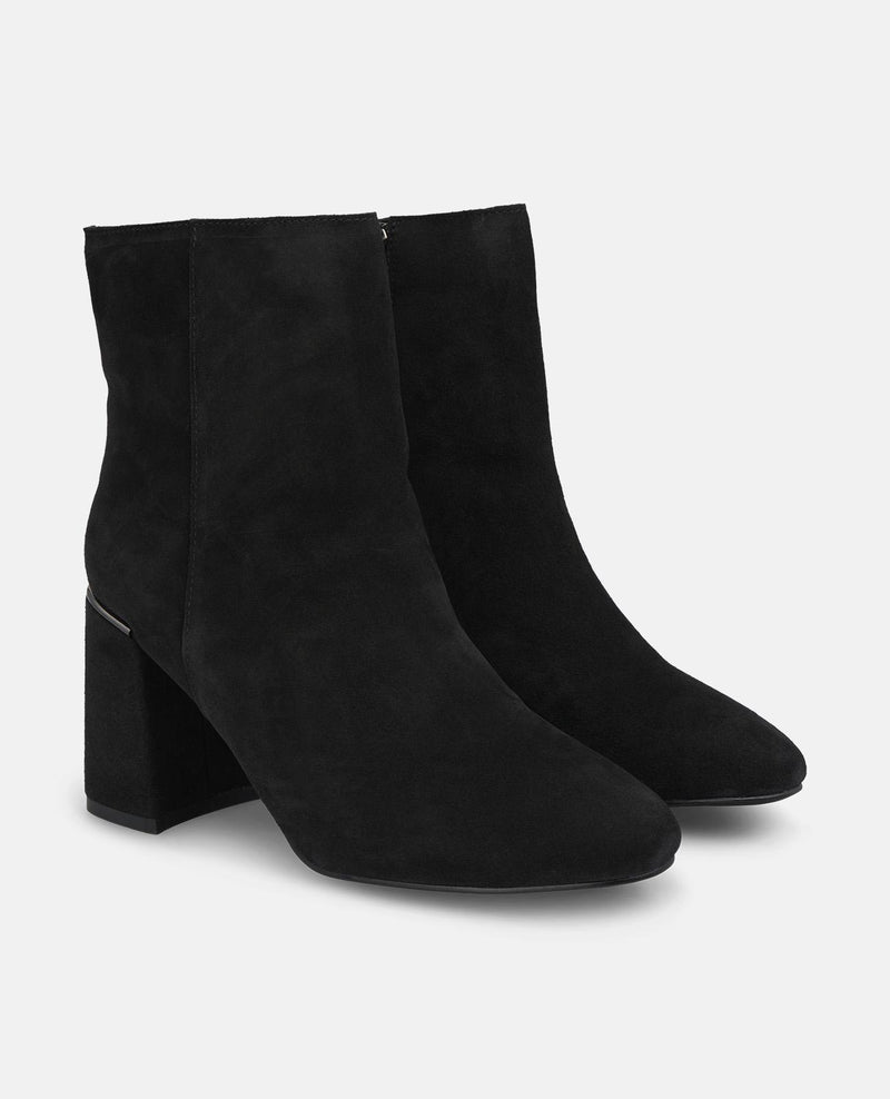 BOTTINES BASSES À TALON LARGE