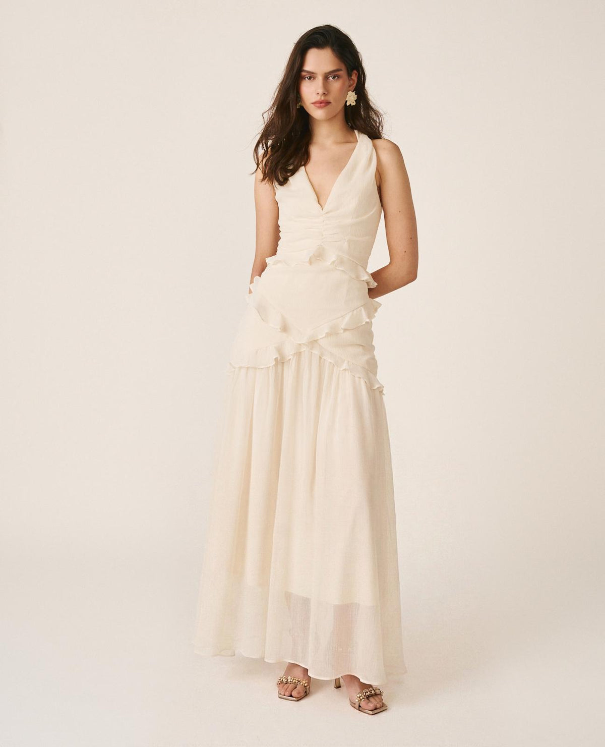 VESTIDO ESPALDA CRUZADA