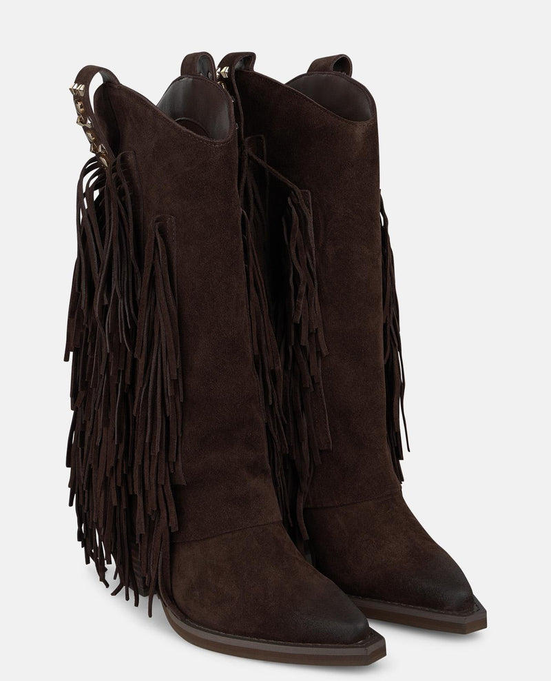 BOTA COWBOY DE ANTE CON FLECOS