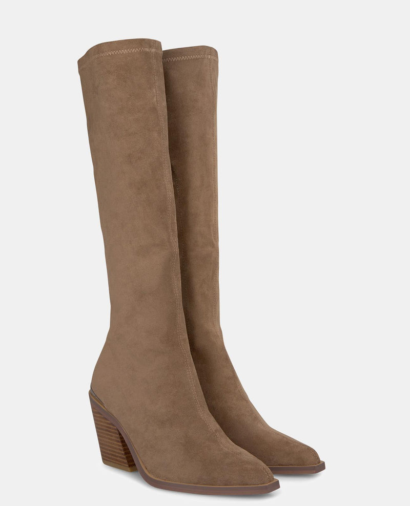 HOHER STIEFEL MIT REISSVERSCHLUSS