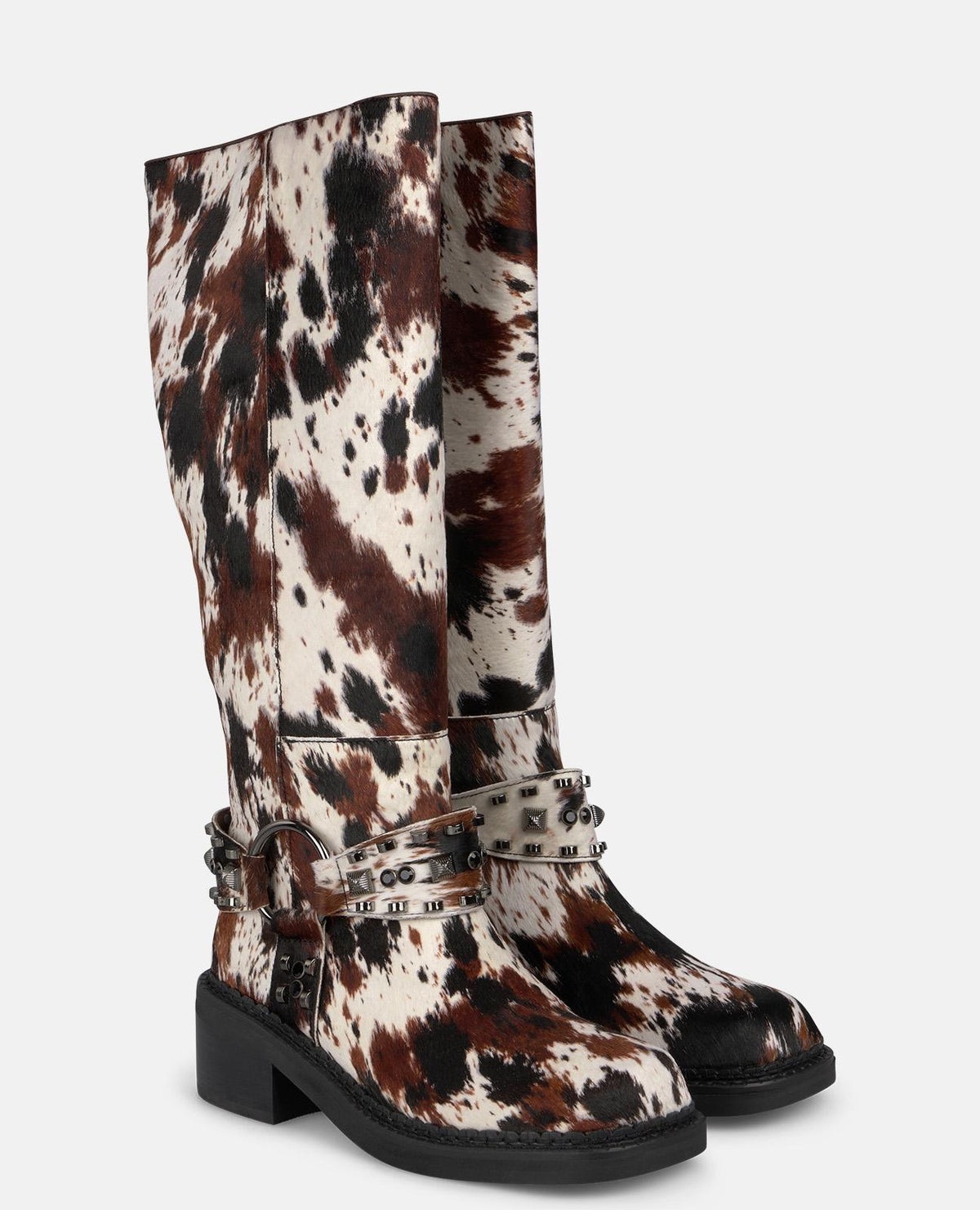 STUDDED BIKER BOOT