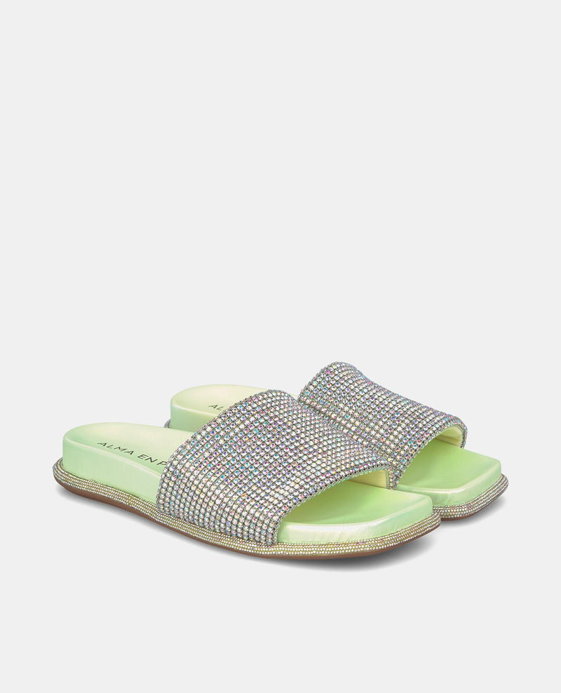 SANDALIA PLANA TIRA STRASS