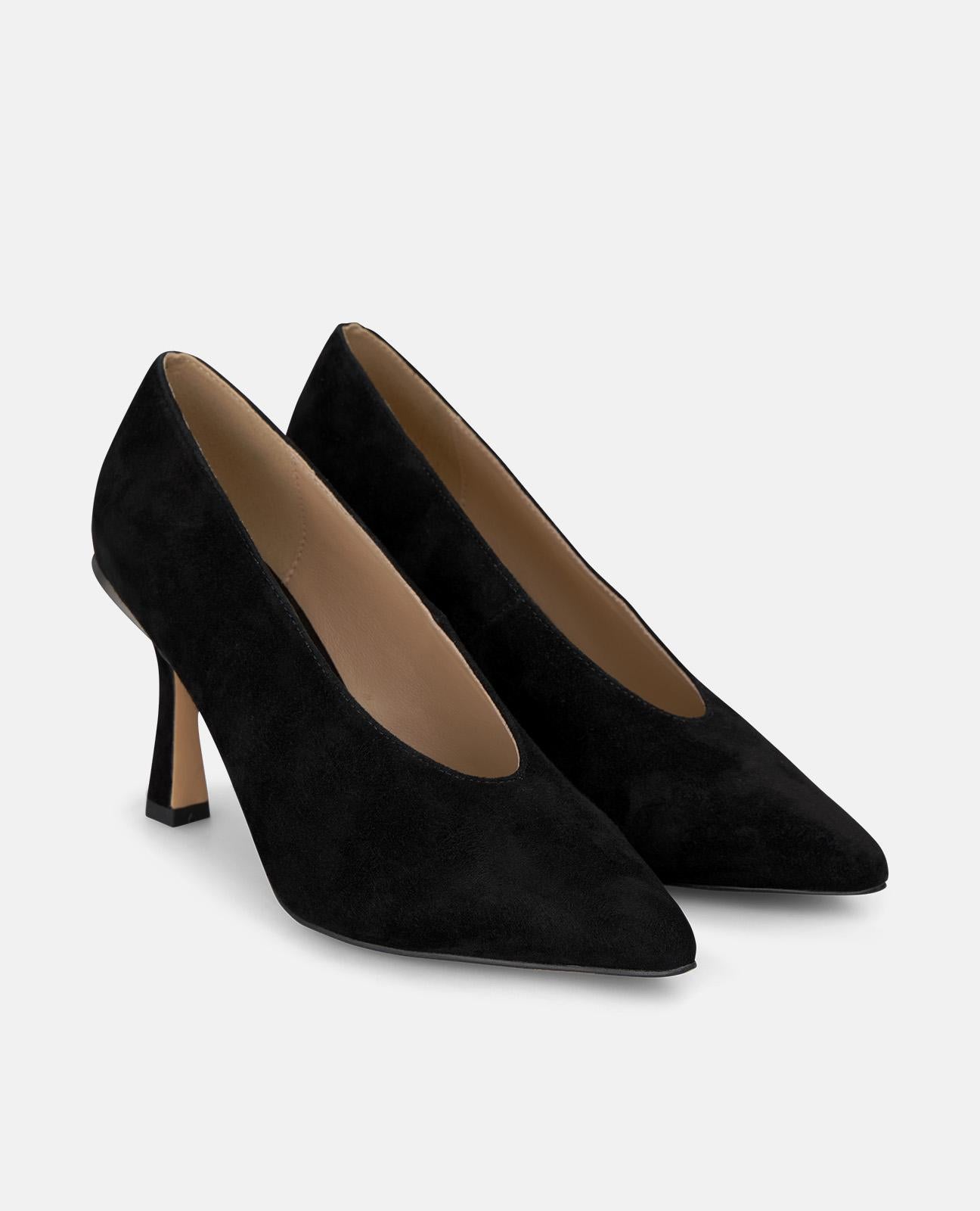ZAPATO TACÓN DE ANTE
