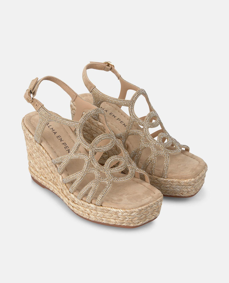 CUÑA TIRAS ENTRECRUZADAS