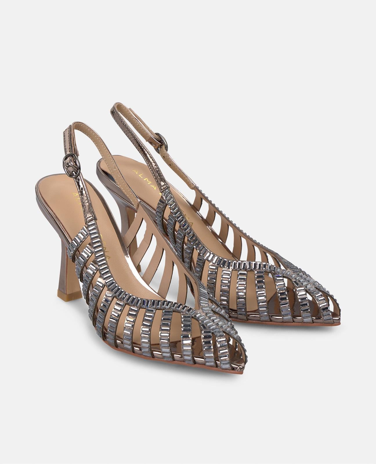 ZAPATO TACÓN EFECTO CRISTAL