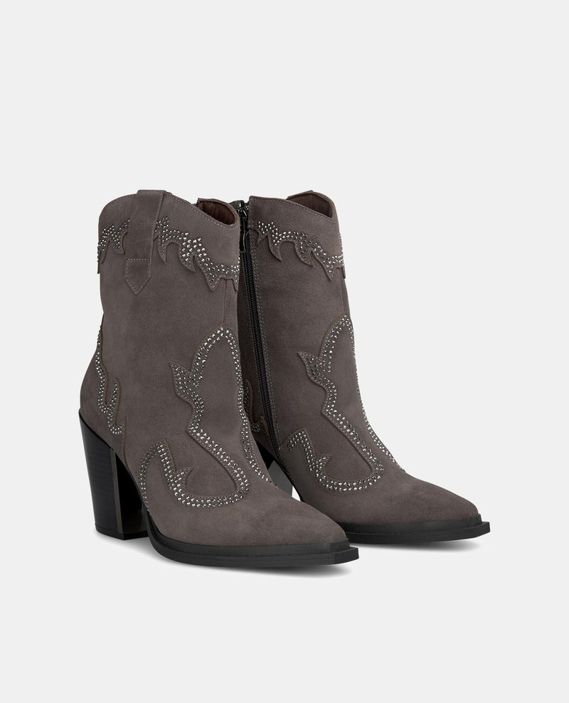 BOTTINES À TALONS BOTTINES À TALONS PAILLETÉES