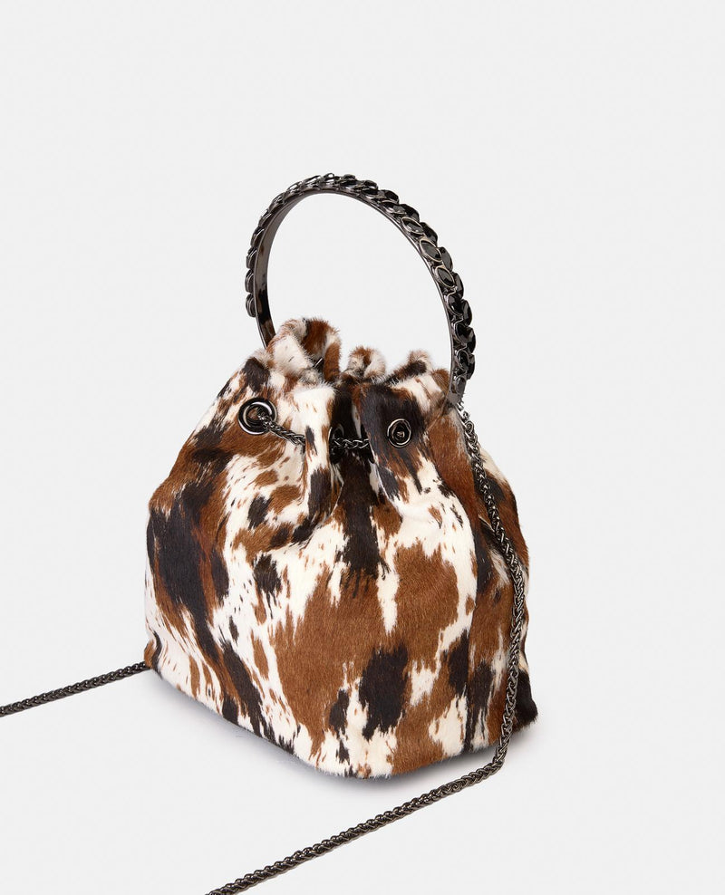 BOWLER BAG WITH PENDANT DETAIL