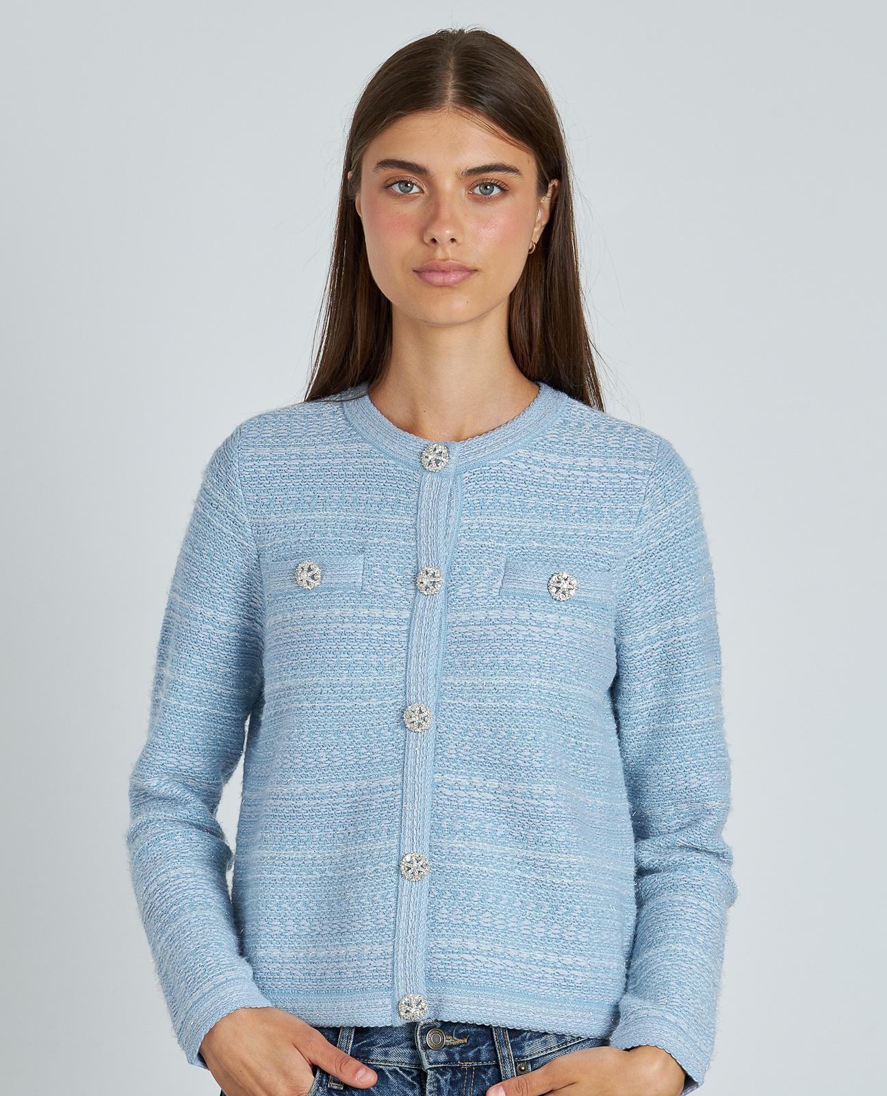 JACKET STRUCTURE JEWEL BUTTON