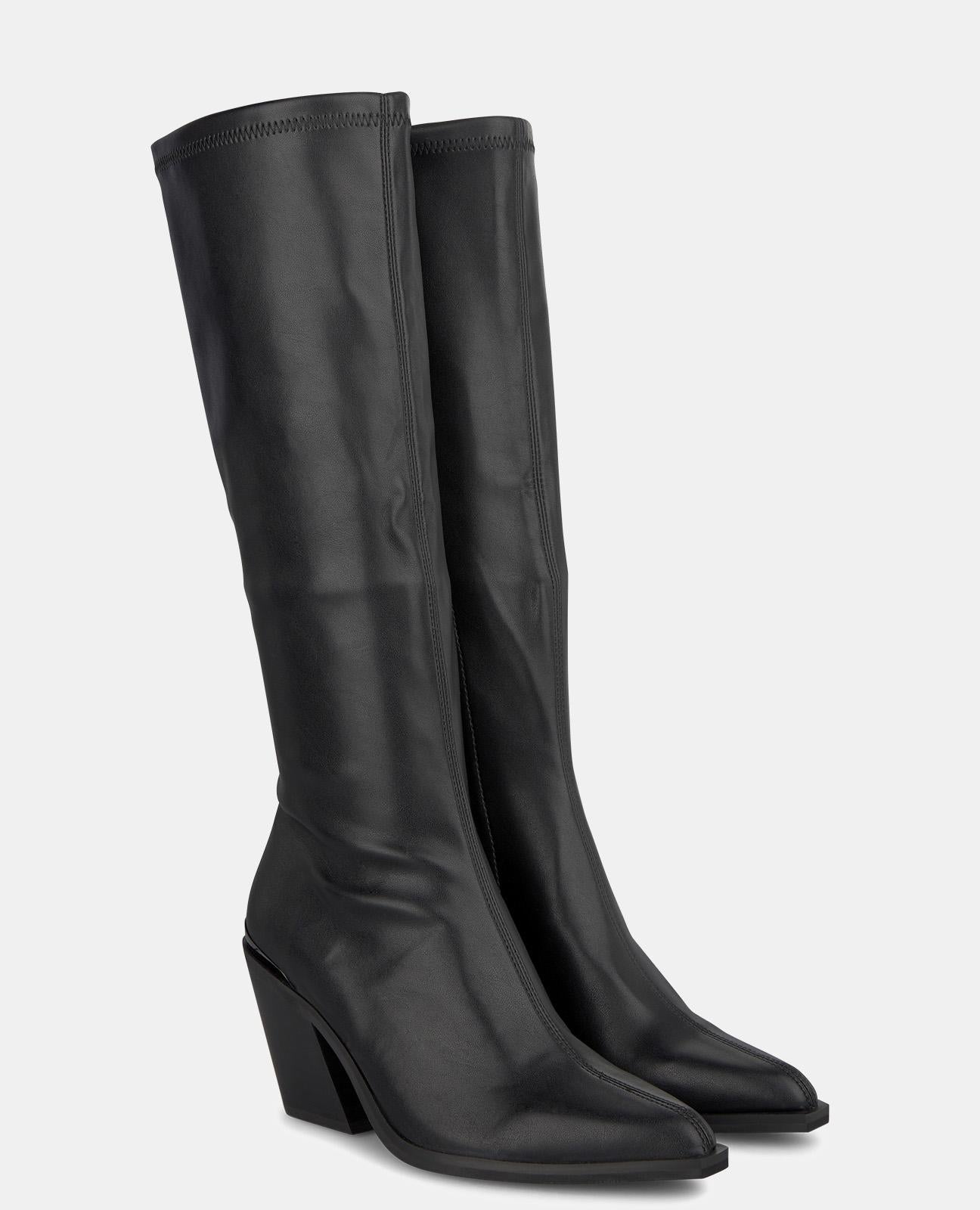 HOHER STIEFEL MIT REISSVERSCHLUSS