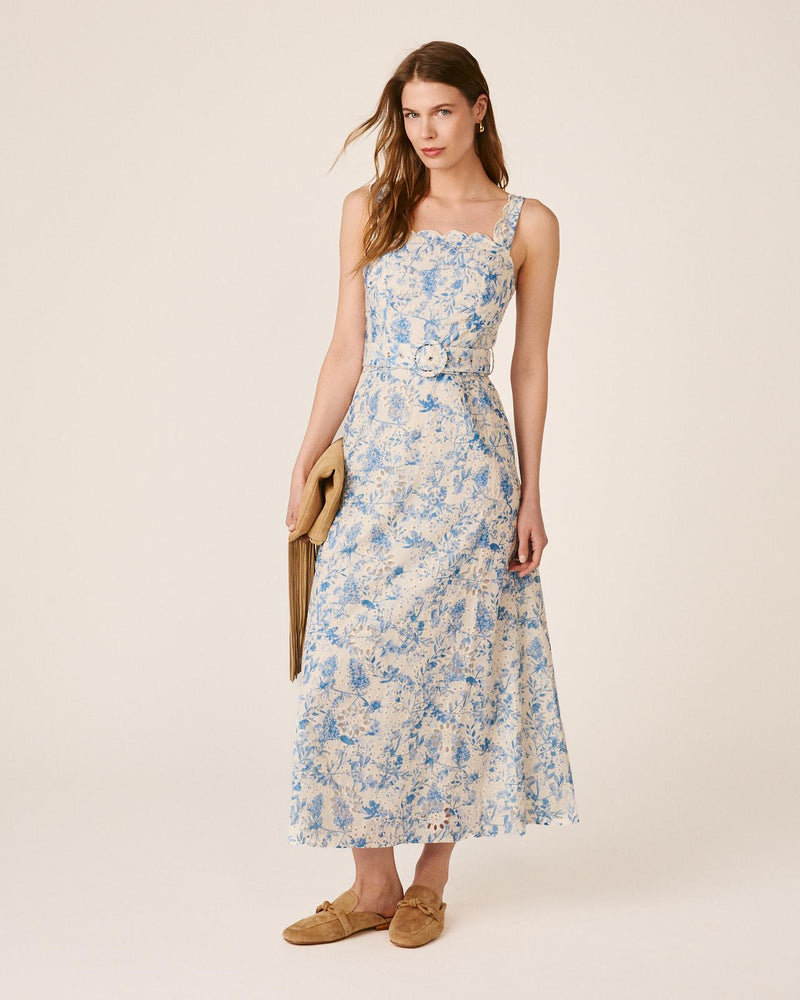 LONG FLORAL DRESS