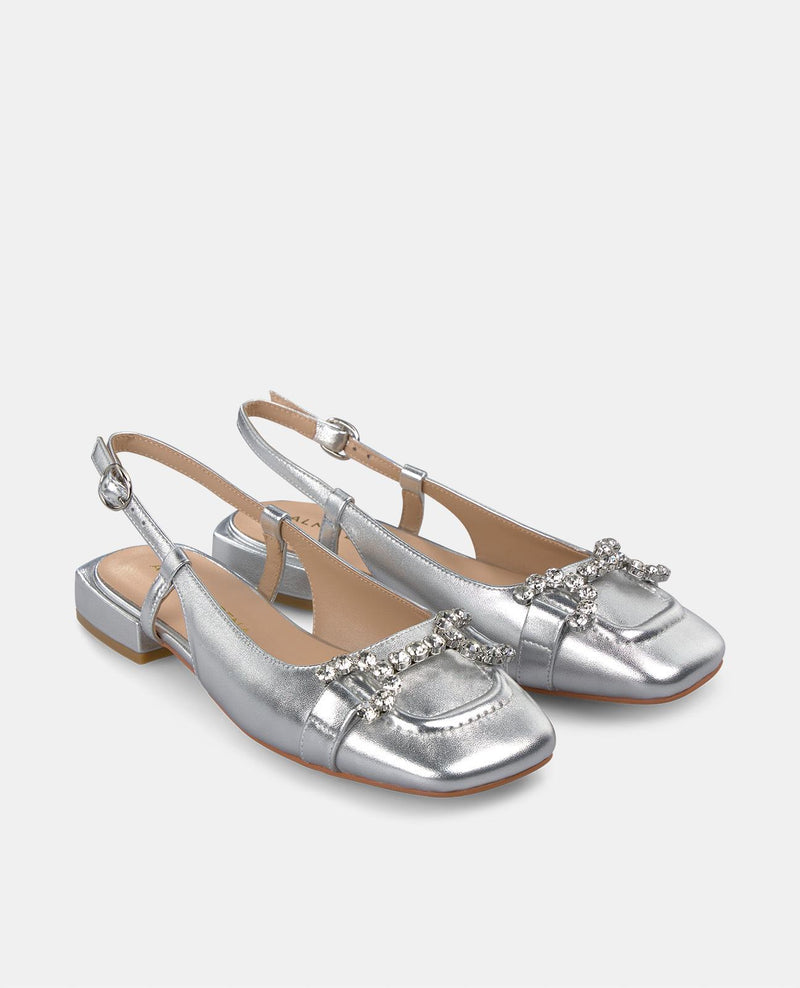 CHAUSSURE PLATE AVEC STRASS