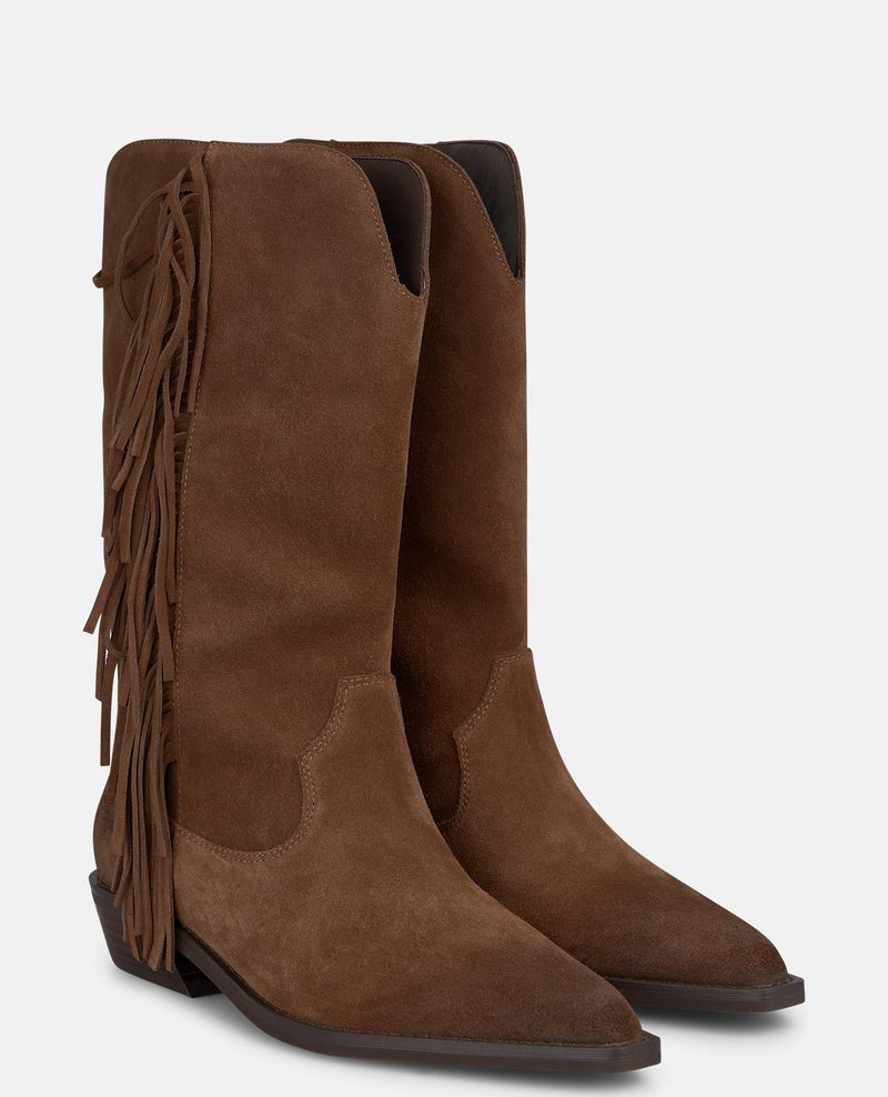 BOTA COWBOY DE ANTE CON FLECOS
