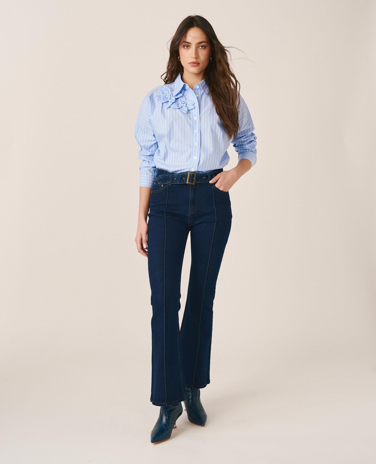 PANTALÓN VAQUERO ACAMPANADO