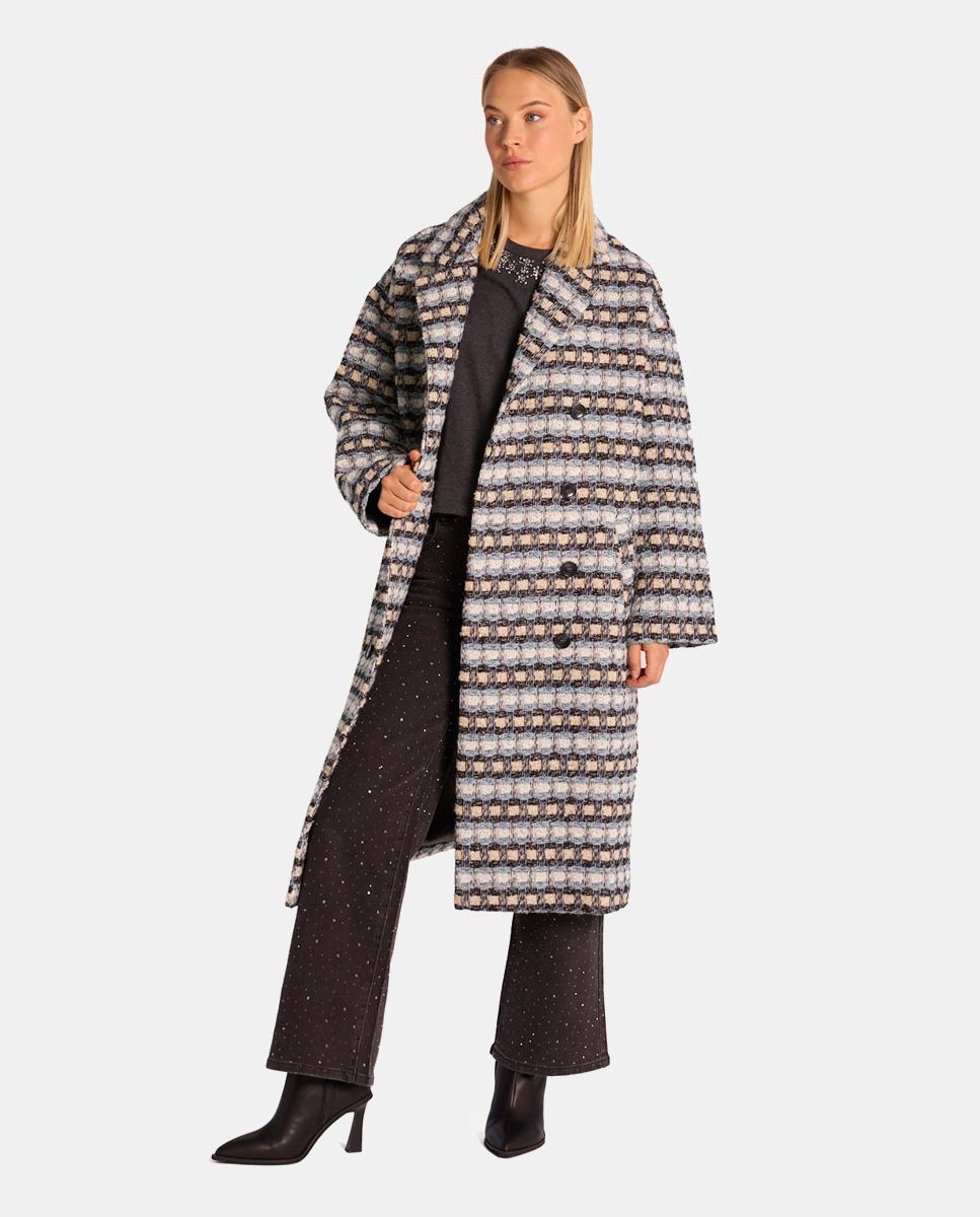 LONG DOUBLE-BREASTED COAT