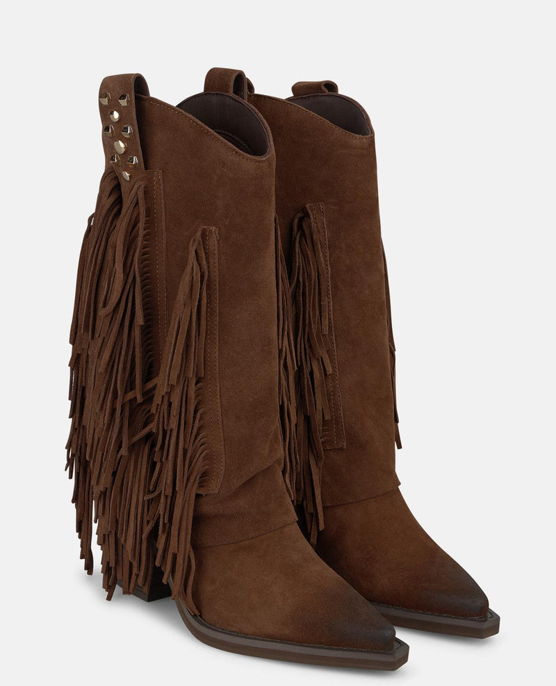 BOTA COWBOY DE ANTE CON FLECOS