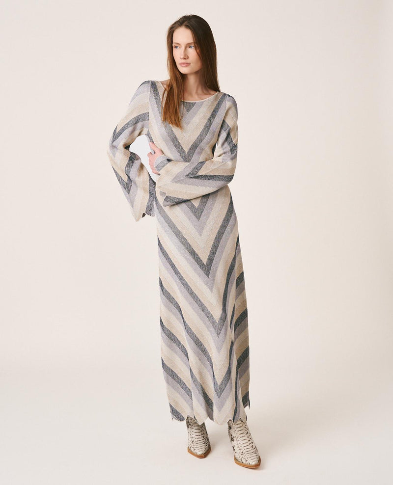 VESTIDO MAXI DE MALHA