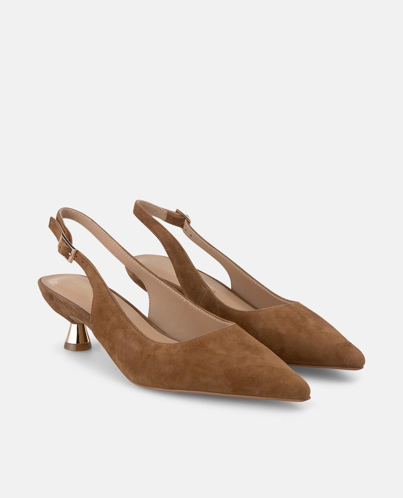 BASISCHER PUMPS MIT ABSATZ