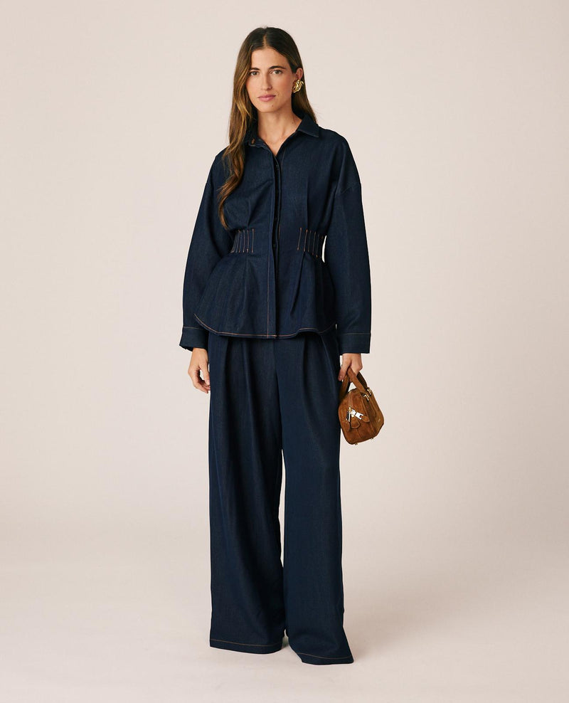 PANTALÓN DENIM WIDE LEG
