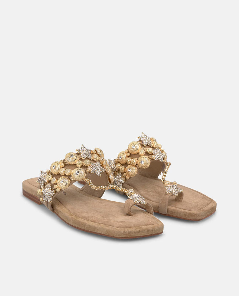 SANDALIA PLANA ABALORIOS