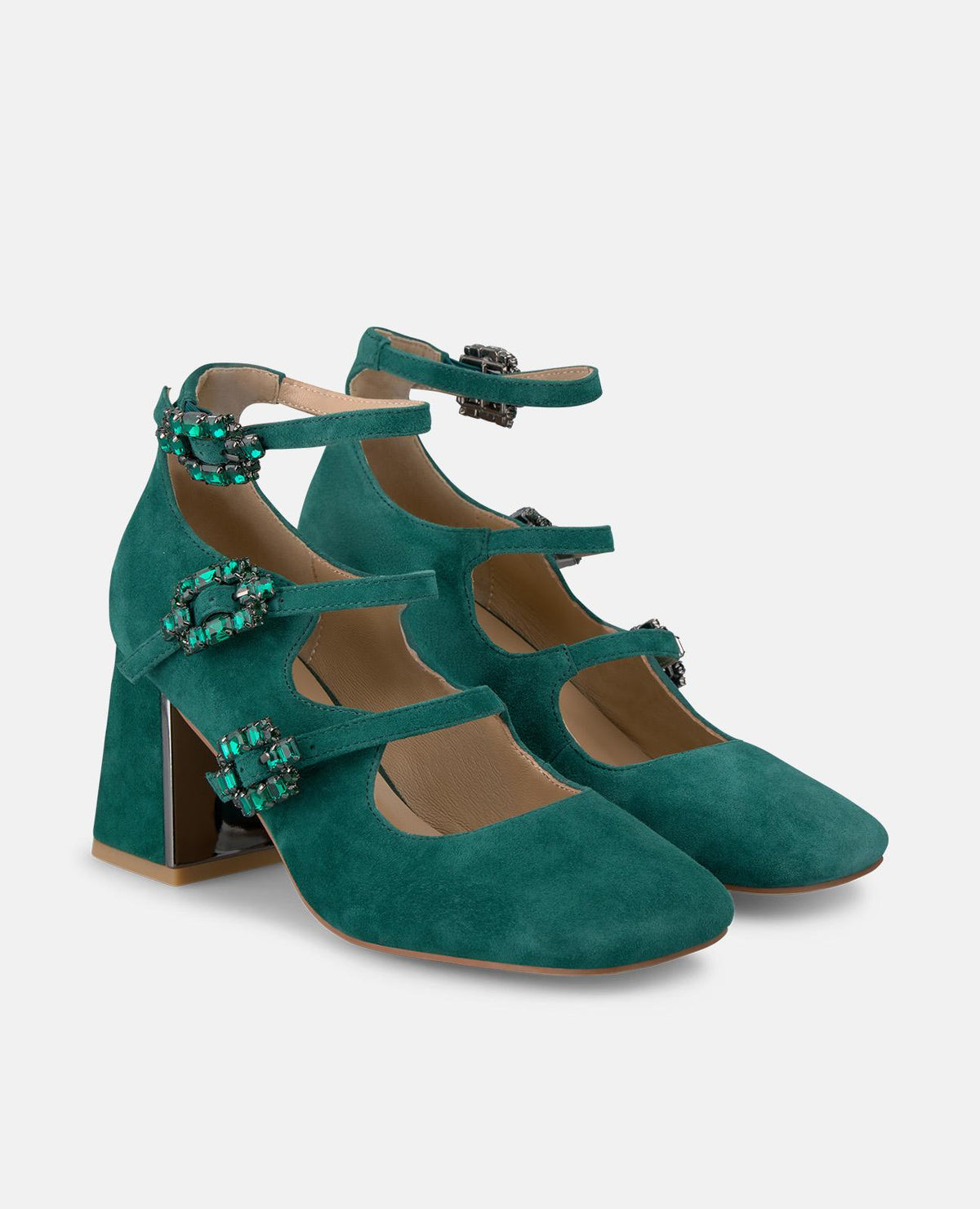SCARPA CON TACCO E FIBBIE