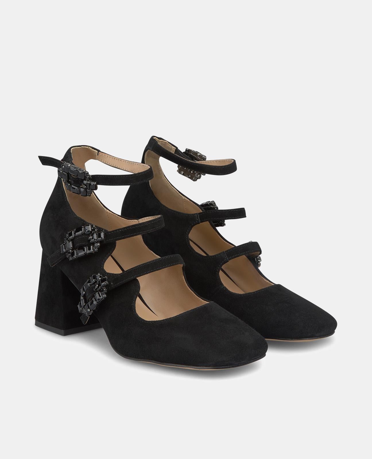 DREI-SCHNALLEN-ABSATZ-SCHUH