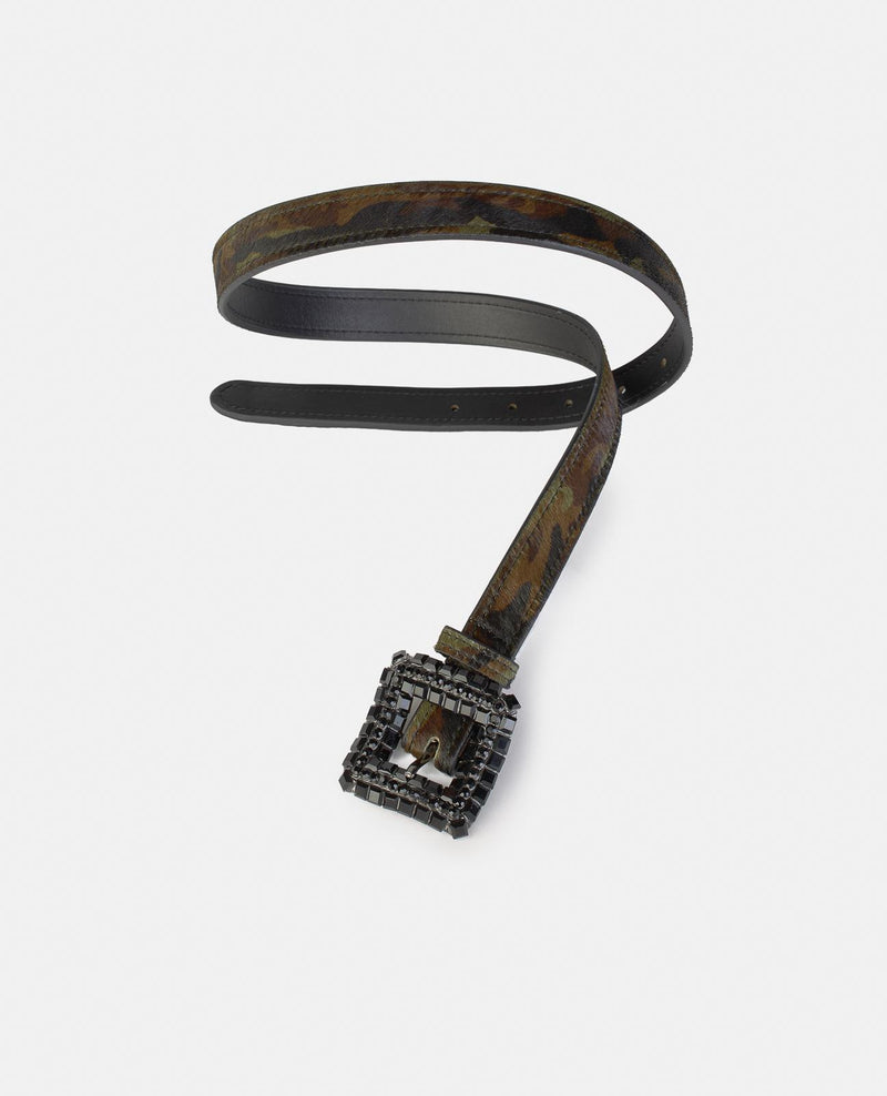 RHINESTONE BUCKLE BELT