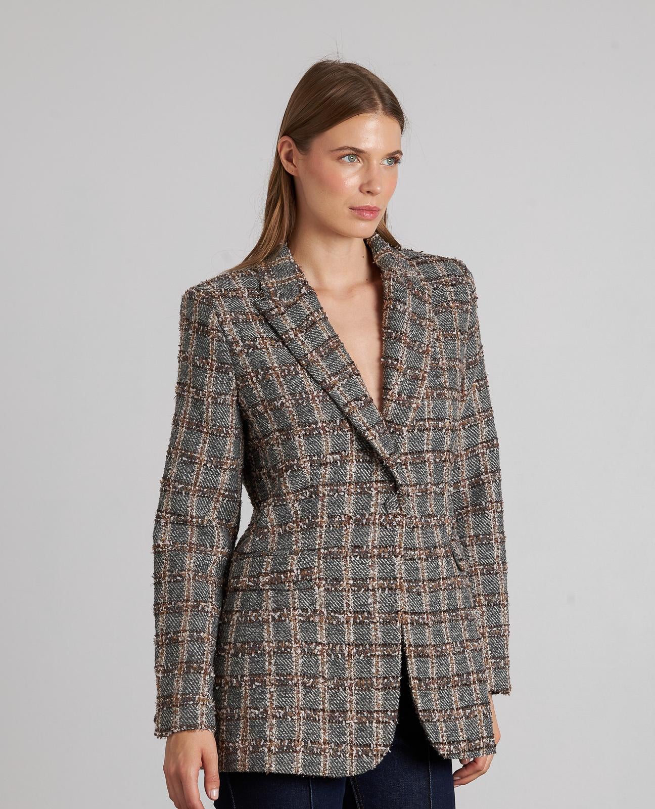 BLAZER CHECKERED STRUCTURE