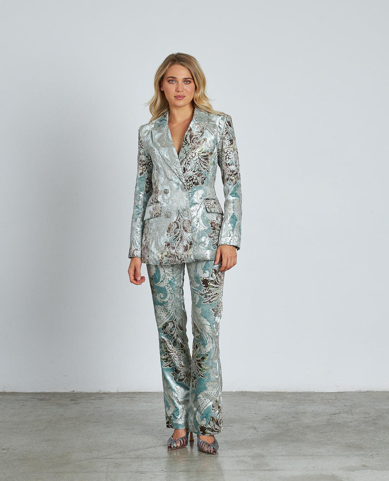 PANTALÓN RECTO EFECTO TERCIOPELO