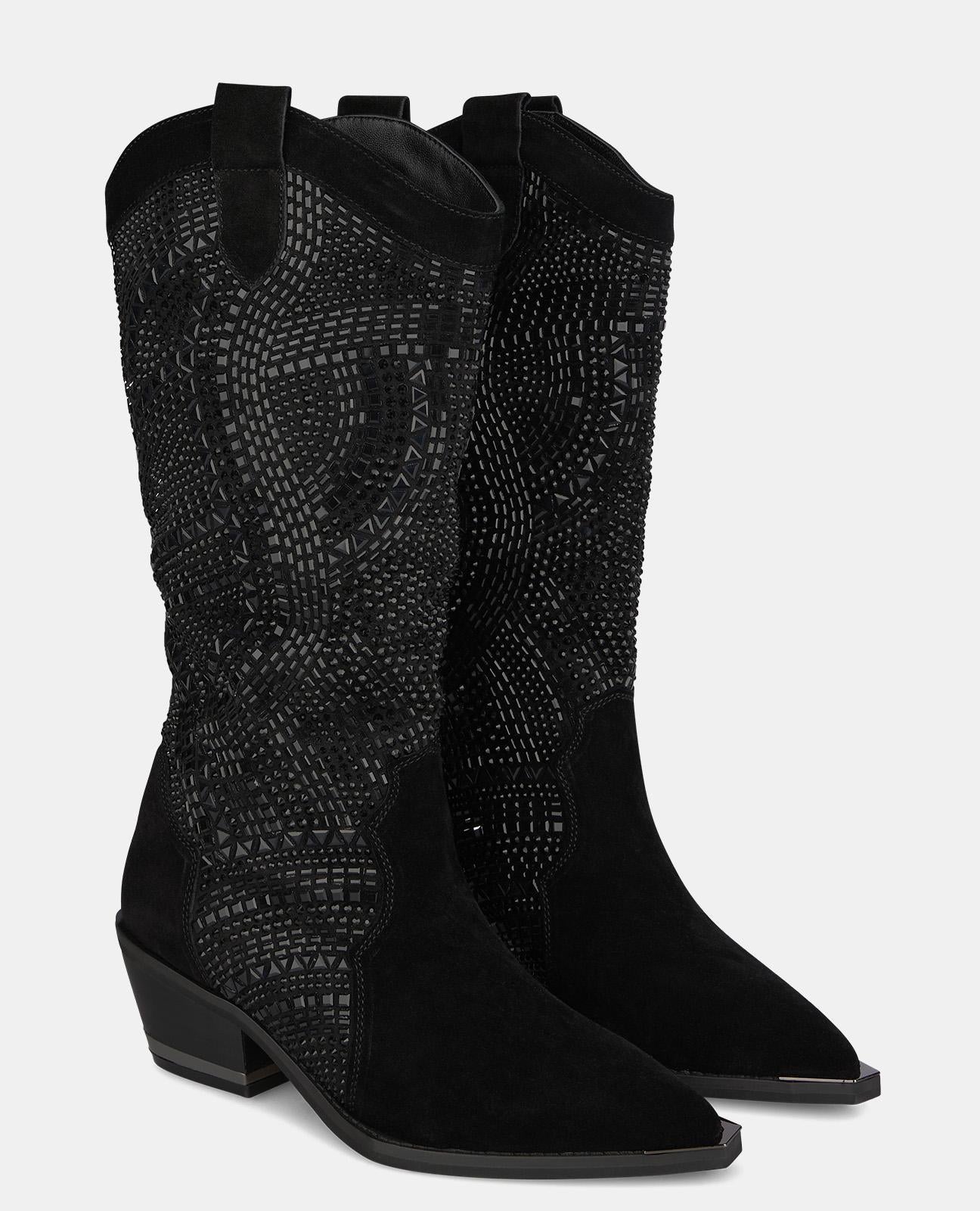 COWBOY BOOT WITH RHINESTONES