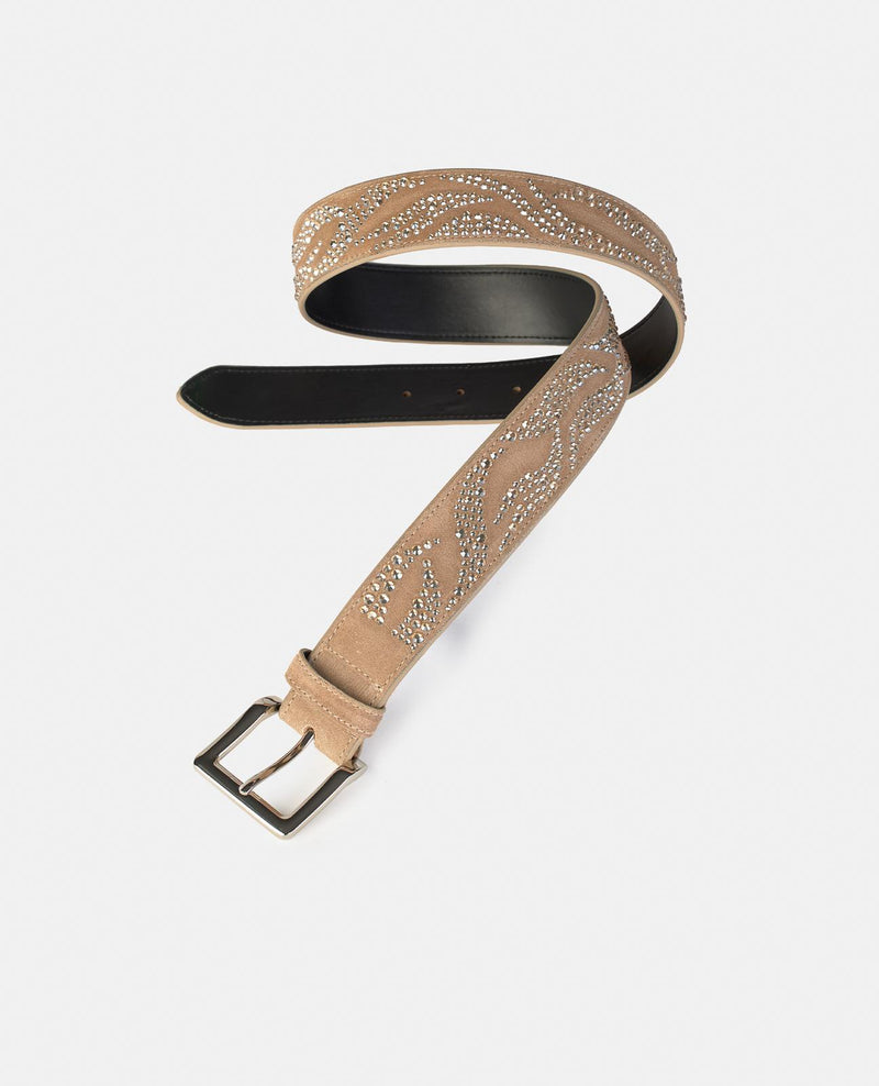 BELT FLAMES RHINESTONES