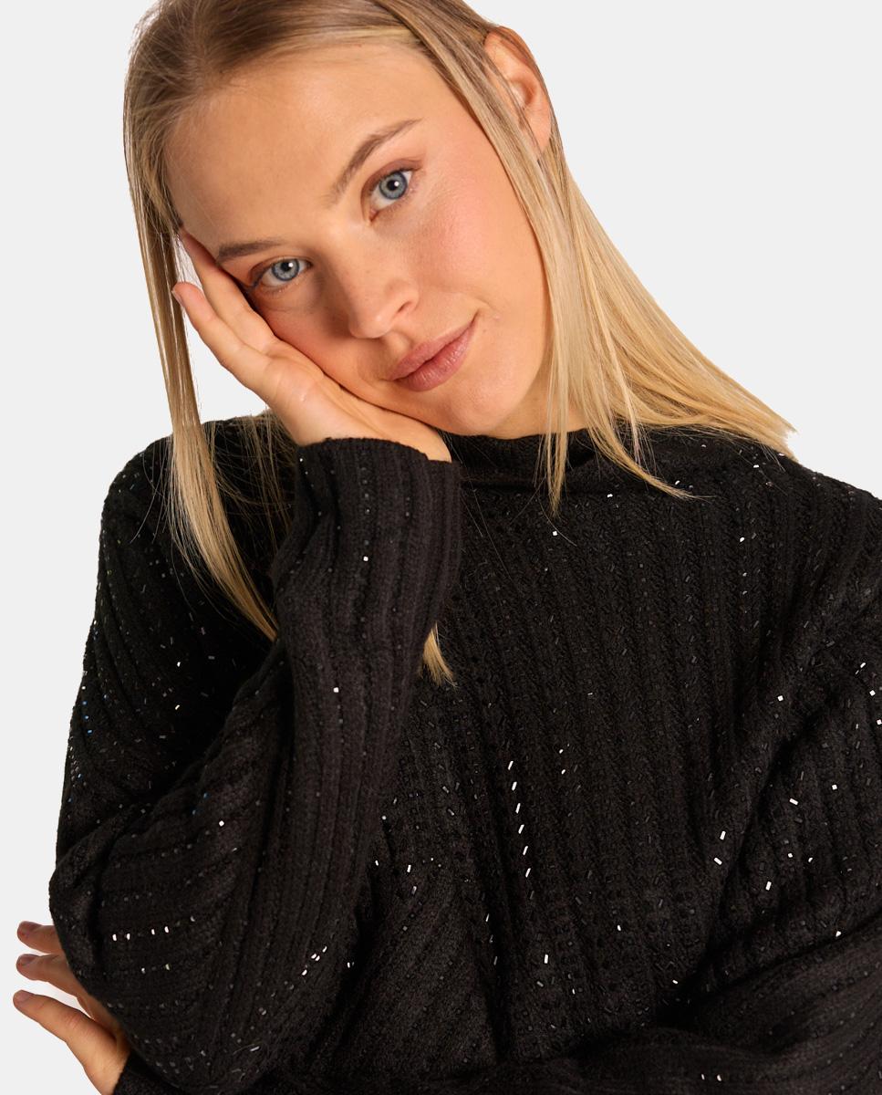 COL DE PULL TRICOTÉ