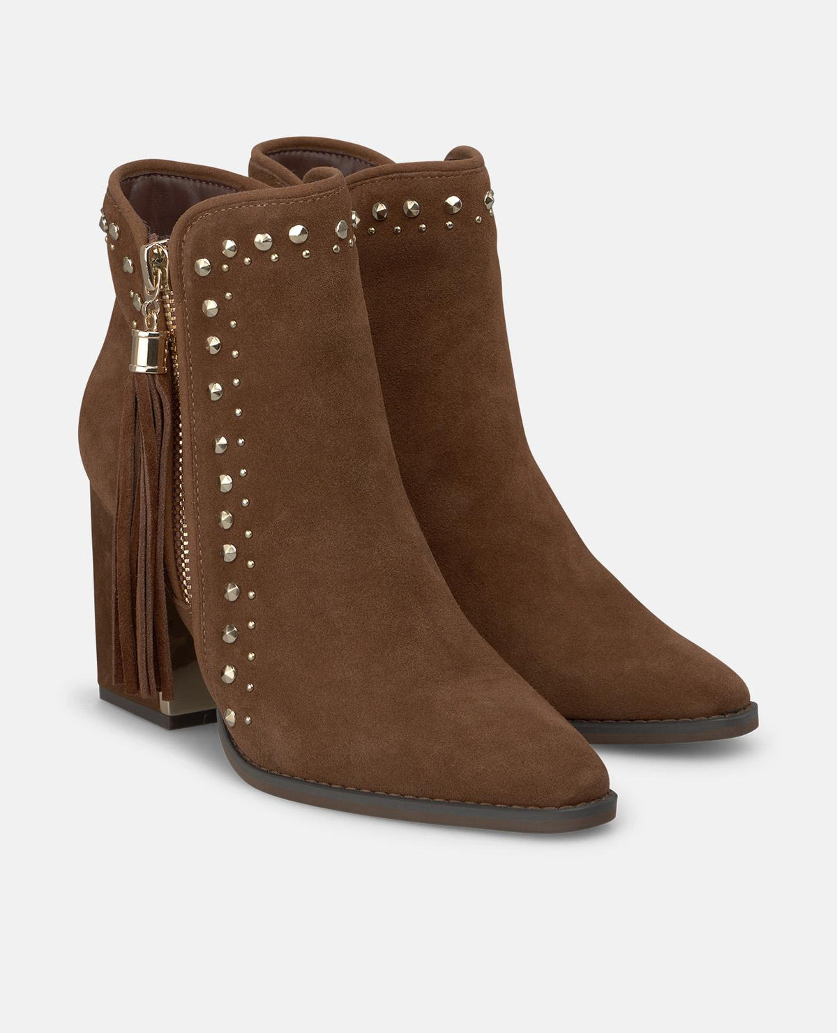 BOTA DE SALTO ALTO COM BORLA