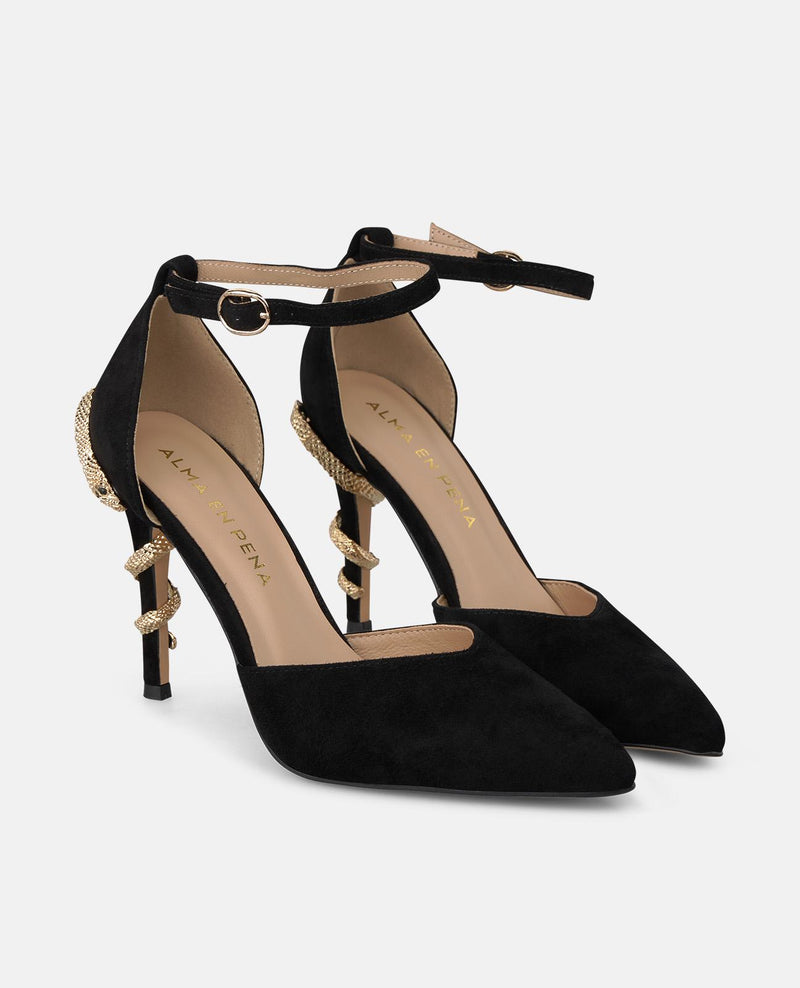 ZAPATO CON SERPIENTE TACÓN