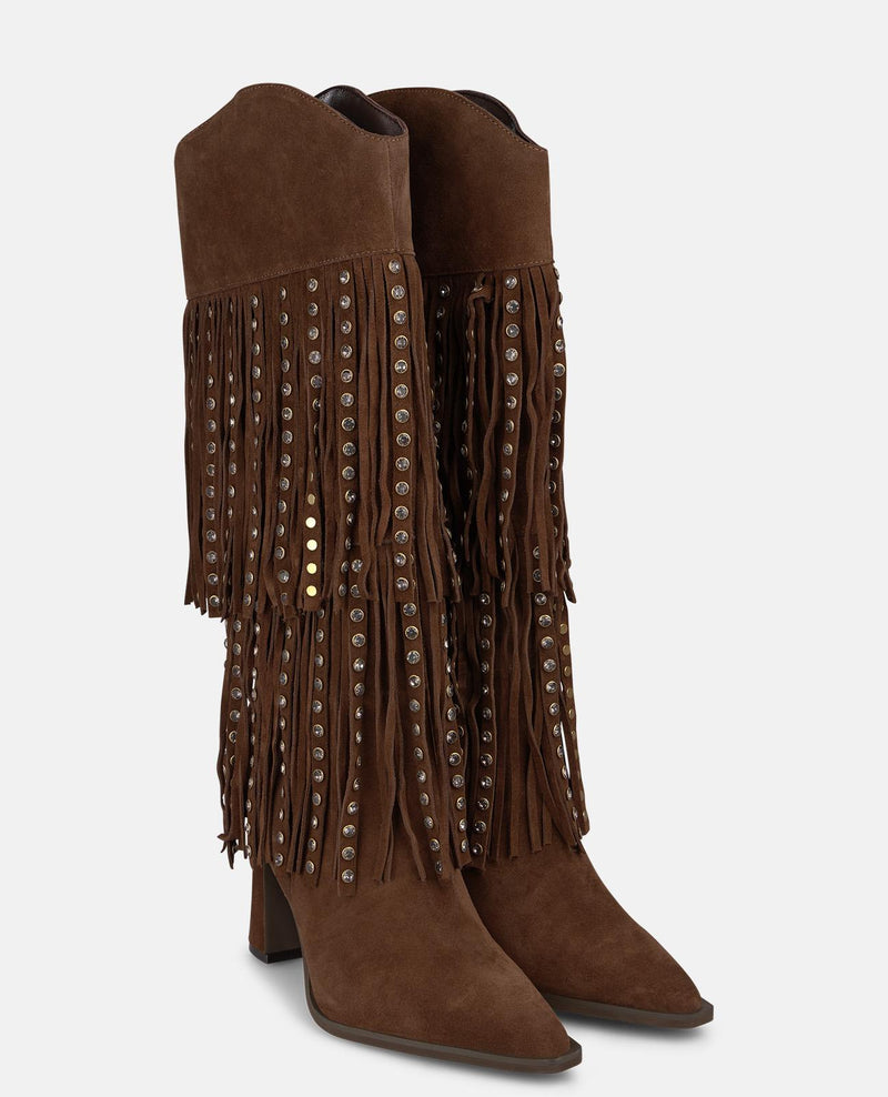 BOTA COWBOY DE ANTE CON FLECOS