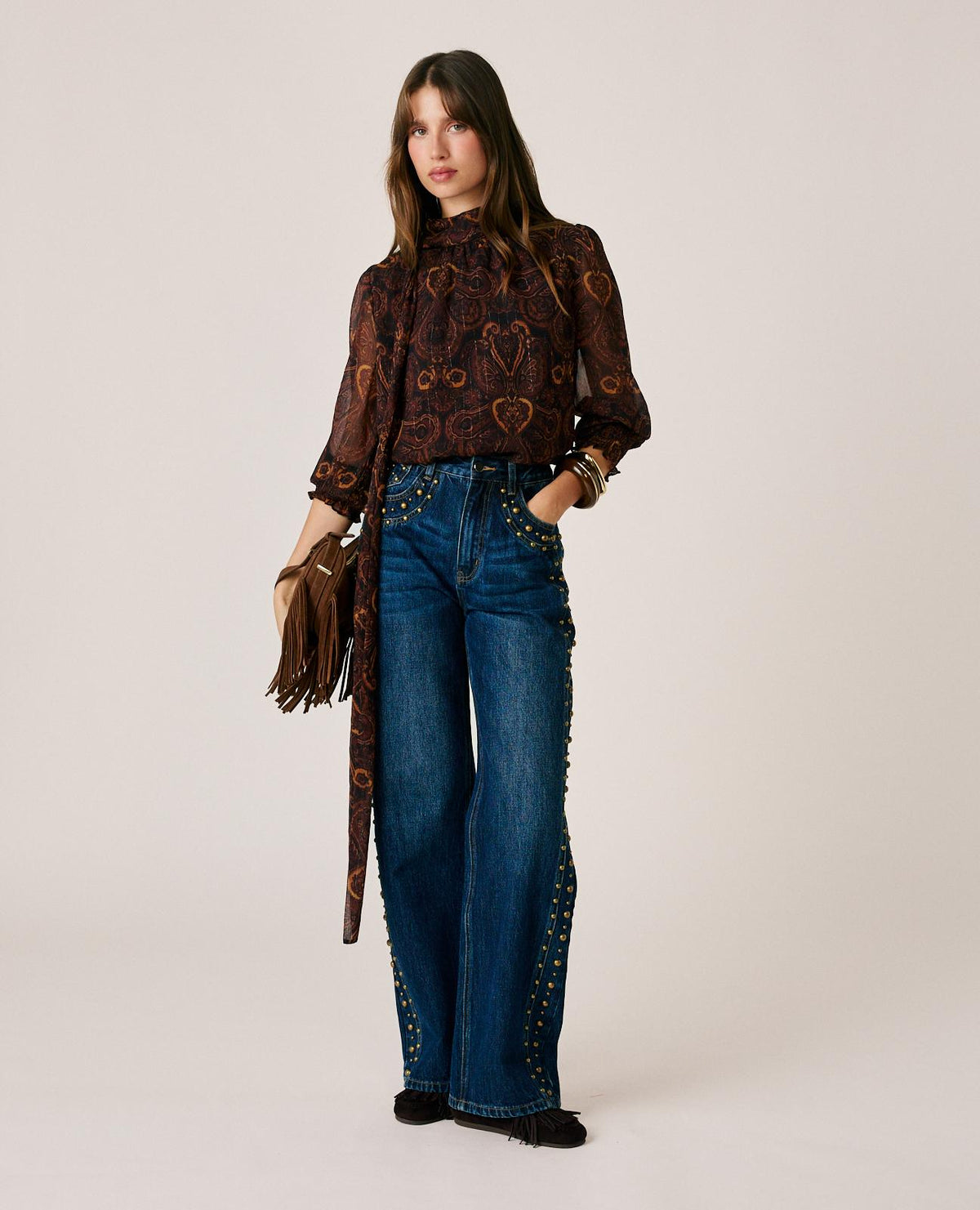 BLUSA GASA ESTAMPADO PAISLEY