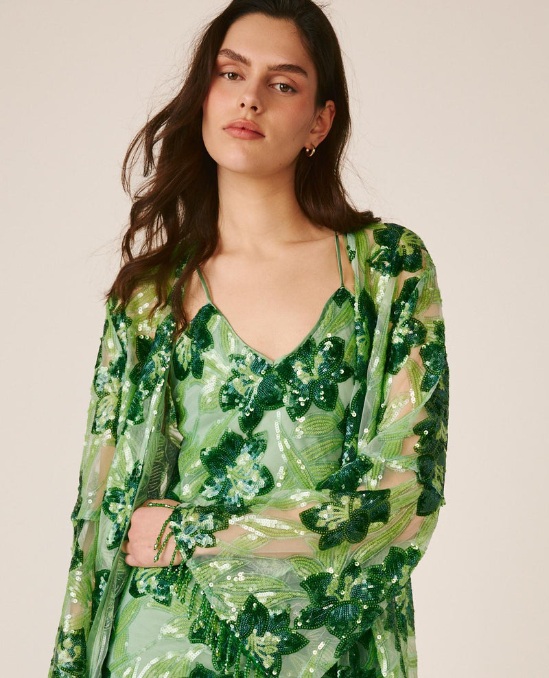 FLORAL CAFTAN