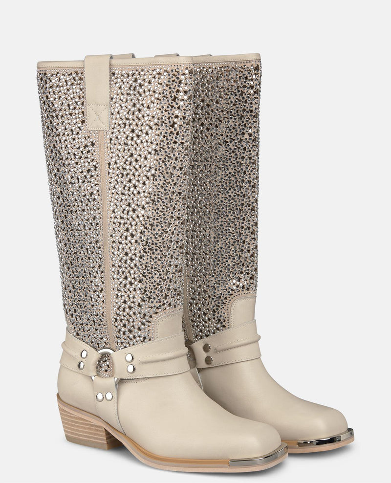 OPENWORK BOOT WITH DETAILS