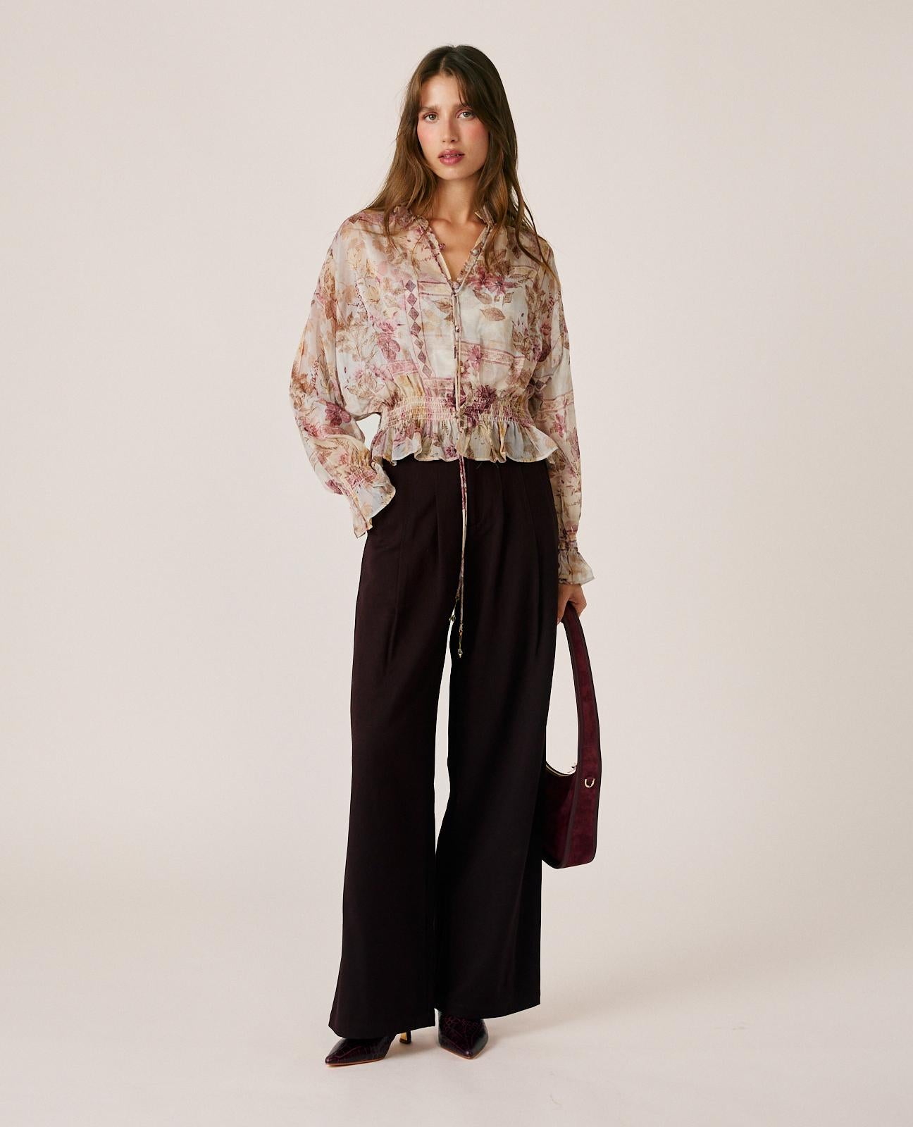 BLUSA GASA FLORAL