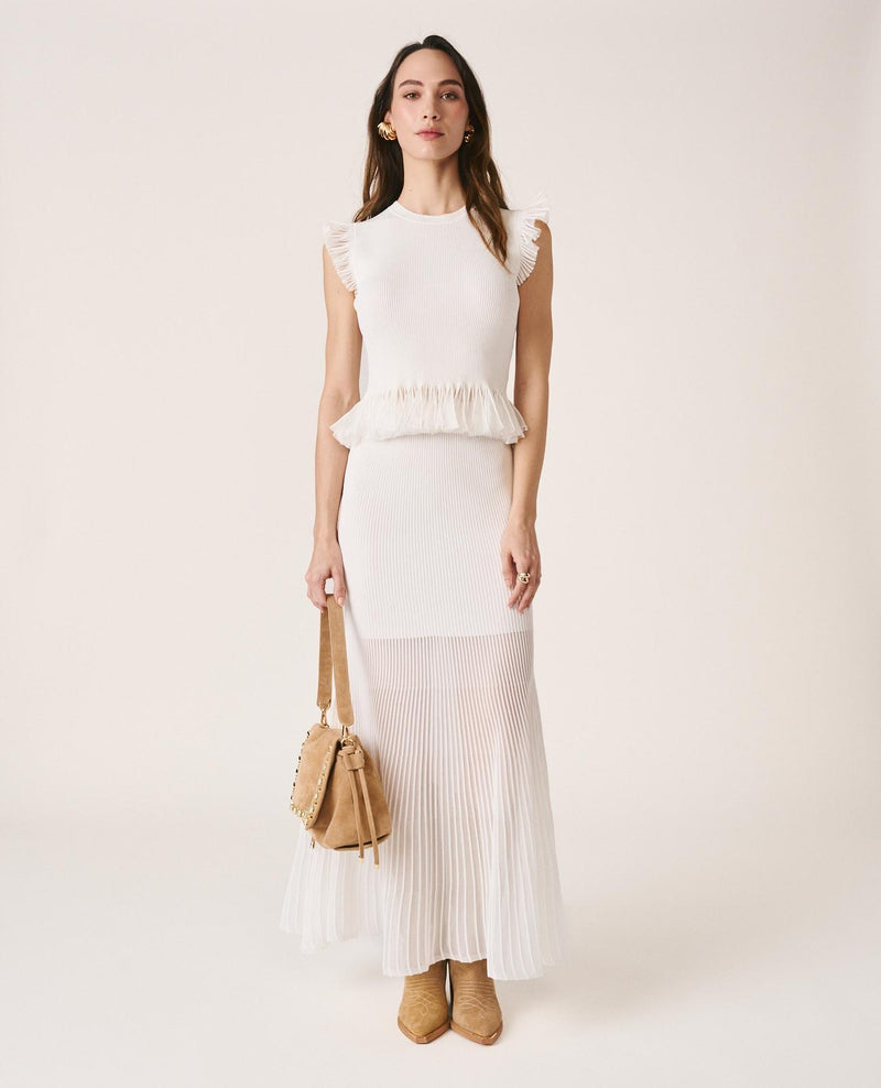 TOP A MAGLIA LISCIA