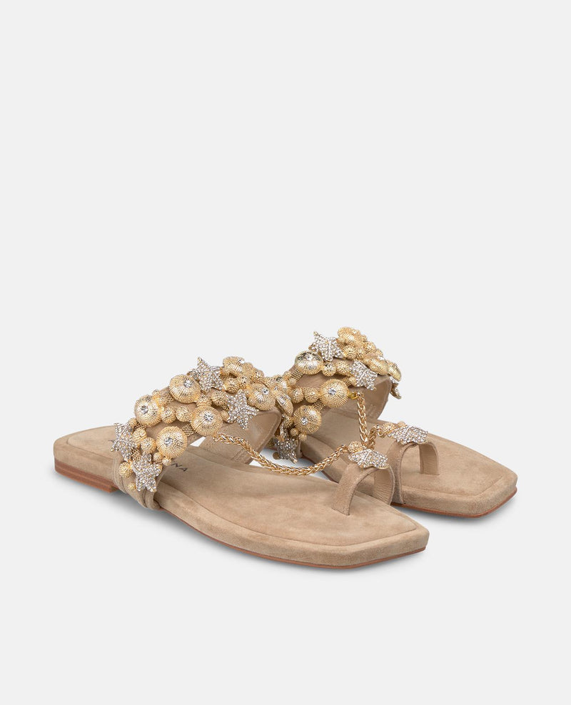 SANDALIA ABALORIOS ESTRELLAS