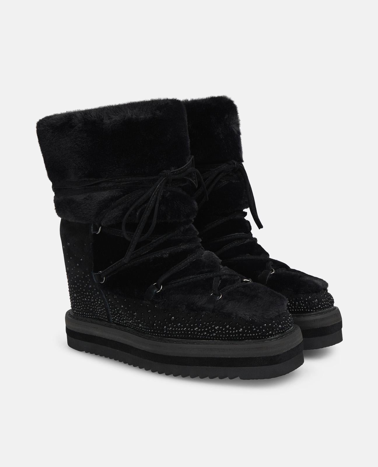 BOTÍN CORDONES PELO