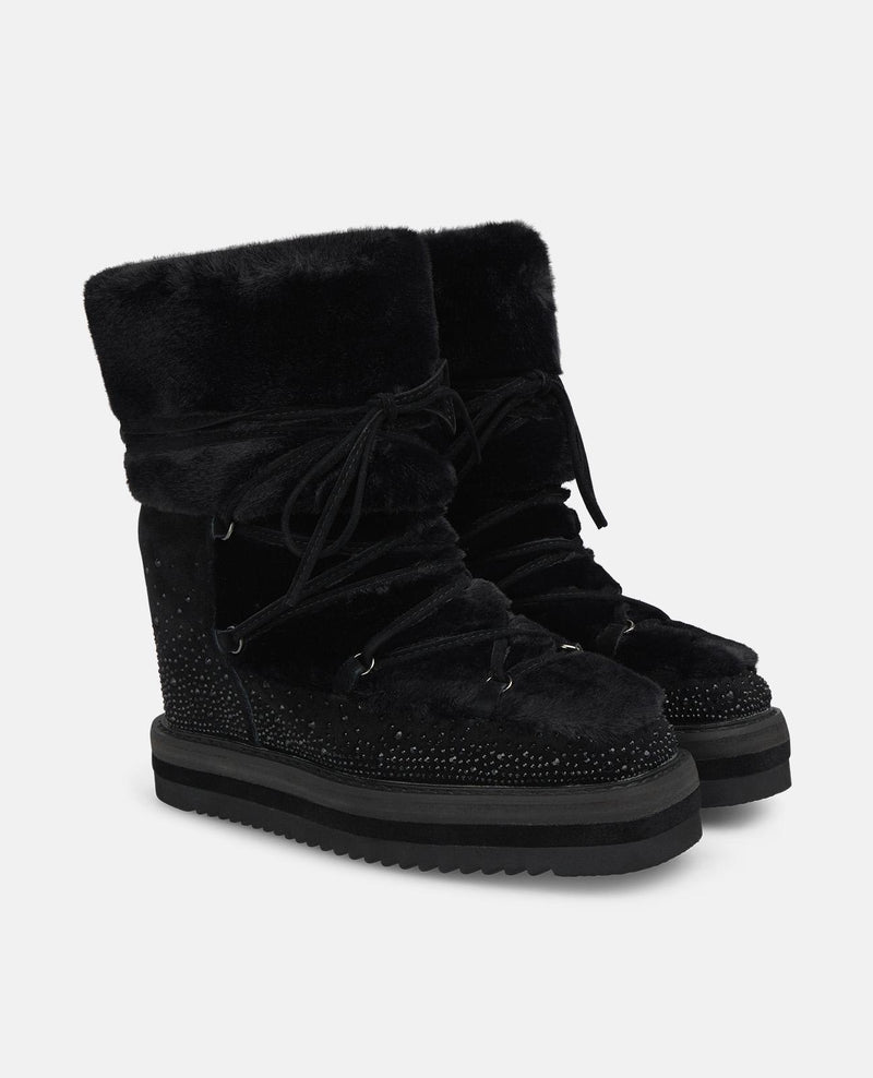 BOTÍN CORDONES PELO