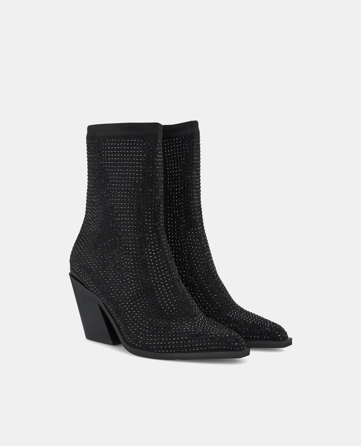 STIVALETTO CON TACCO E STRASS