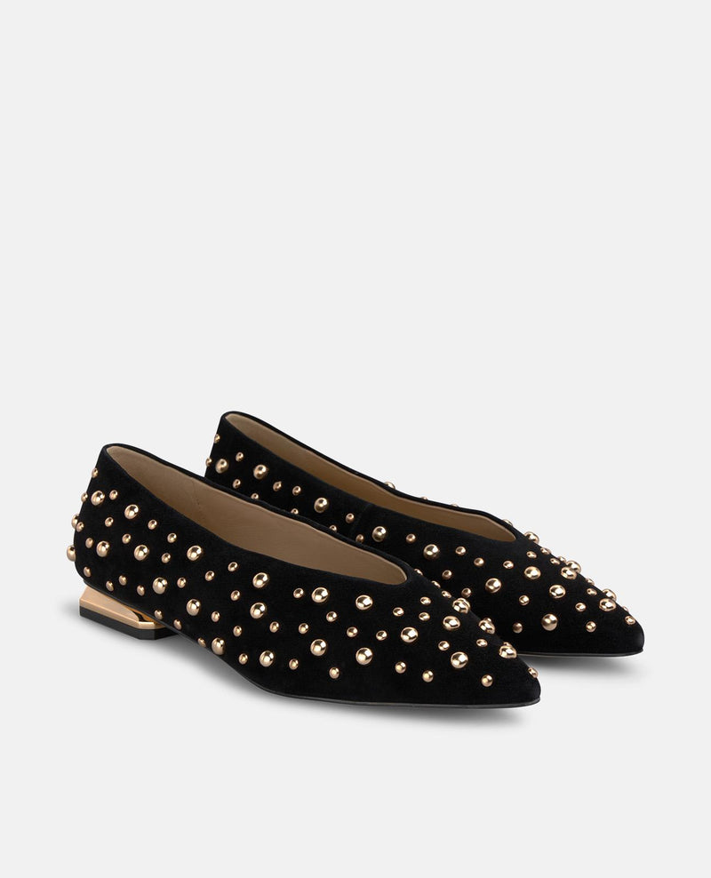 BALLERINA IN NAPA CON TACHINI METALLICI