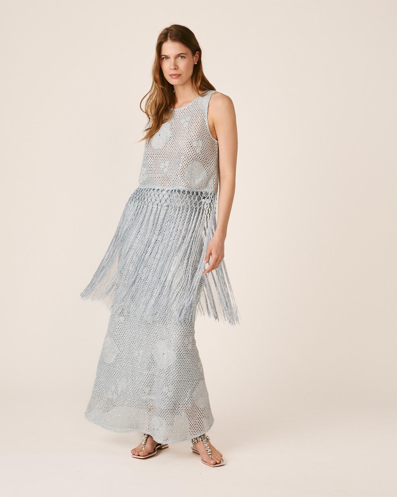 FALDA MIDI LENTEJUELAS