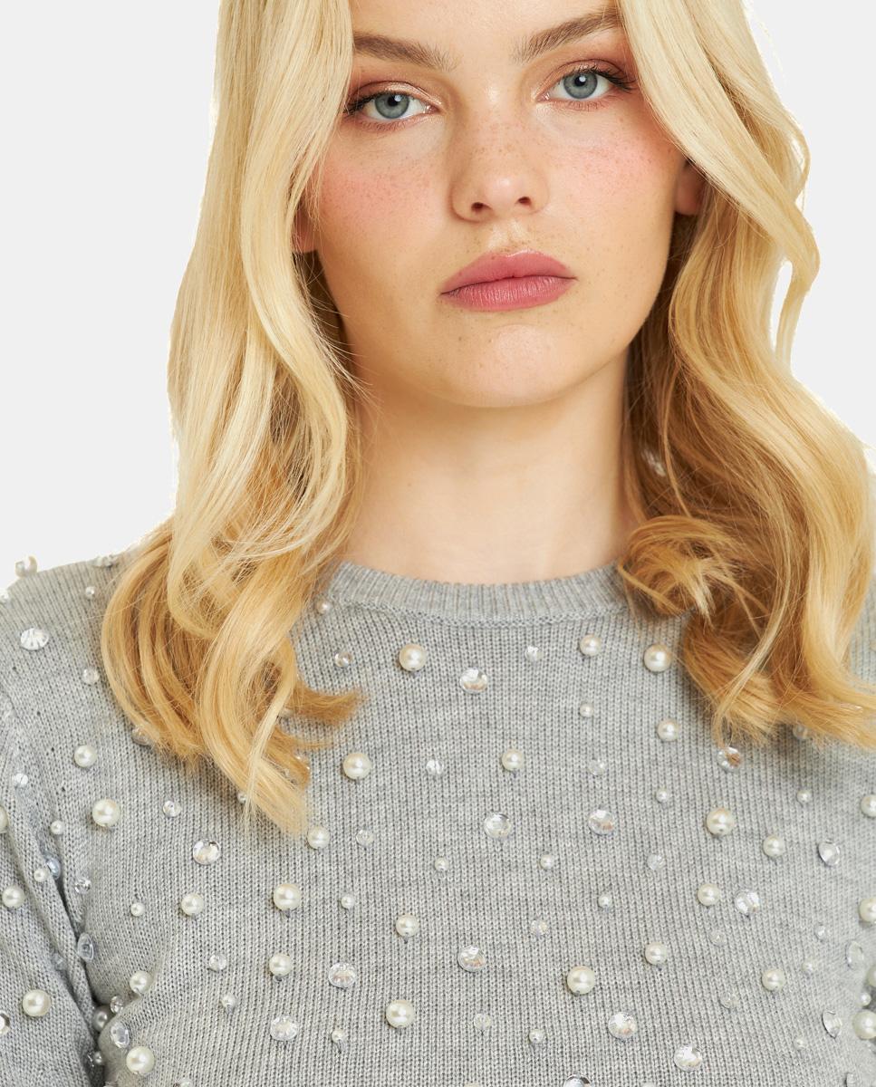 PULL AVEC PERLES