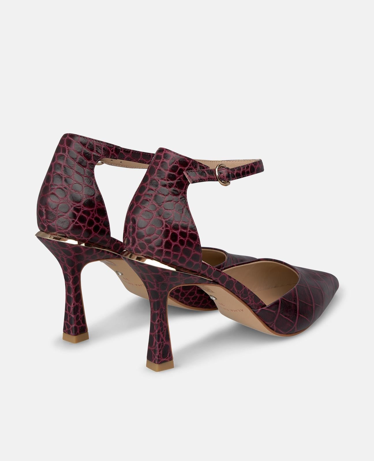 ZAPATO TACÓN PIEL CON PULSERA