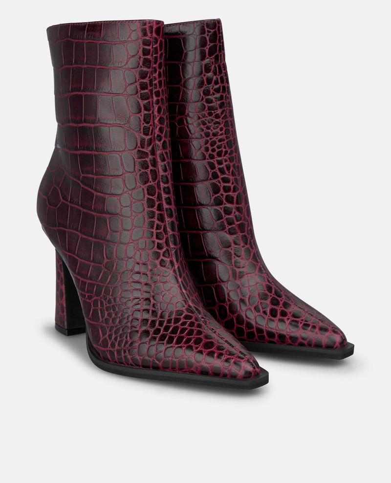 BOTÍN TACÓN EFECTO COCODRILO